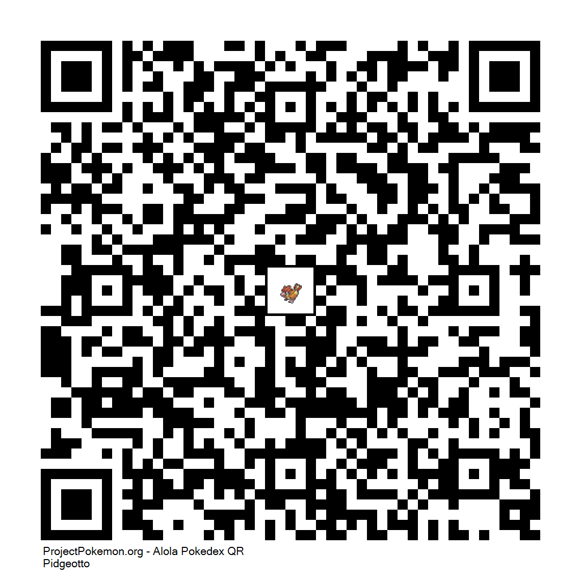 Cdigo QR de Pidgeotto